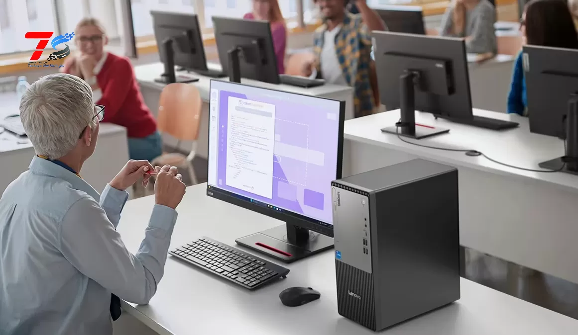 Máy tính để bàn Lenovo ThinkCentre Neo 50t Gen 5 - 12UB0001VA -  i3-14100/8GB D5/512GB SSD/Wifi,BT/NO OS/1Yr